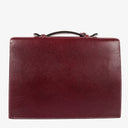 Hermes Sac a Depeches Rouge H Courchevel Leather 35cm Briefcase Bag