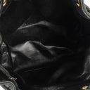 Chanel Black Quilted Leather Bucket Bag