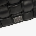 Bottega Veneta Cassette Padded Intrecciato Black Crossbody Bag