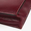 Hermes Sac a Depeches Rouge H Courchevel Leather 35cm Briefcase Bag