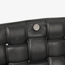 Bottega Veneta Cassette Padded Intrecciato Black Crossbody Bag