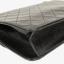 Chanel Medium Single Flap Bag Black Quilted Lambskin With Gold-Tone Hardware