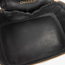 Chanel Black Patent Leather Vanity Case