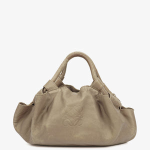 Loewe Beige Aire Nappa Anagram Shoulder Bag
