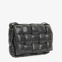 Bottega Veneta Cassette Padded Intrecciato Black Crossbody Bag