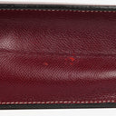 Hermes Sac a Depeches Rouge H Courchevel Leather 35cm Briefcase Bag