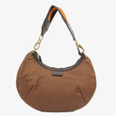 Gucci Brown Canvas/Leather Hobo Web Shoulder Bag