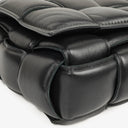 Bottega Veneta Cassette Padded Intrecciato Black Crossbody Bag