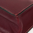 Hermes Sac a Depeches Rouge H Courchevel Leather 35cm Briefcase Bag