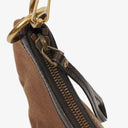 Gucci Brown Canvas/Leather Hobo Web Shoulder Bag