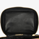 Chanel Black Patent Leather Vanity Case