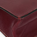 Hermes Sac a Depeches Rouge H Courchevel Leather 35cm Briefcase Bag
