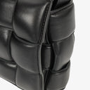 Bottega Veneta Cassette Padded Intrecciato Black Crossbody Bag