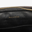 Chanel Black Quilted Leather CC Front Pocket Tote Bag
