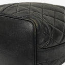 Chanel Black Quilted Leather Bucket Bag