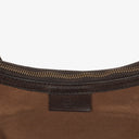 Gucci Brown Canvas/Leather Hobo Web Shoulder Bag