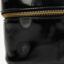 Chanel Black Patent Leather Vanity Case