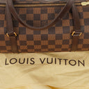 Louis Vuitton Papillon 25 Damier Ebene Canvas Handbag