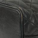 Chanel Black Quilted Leather Bucket Bag