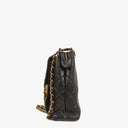 Chanel Black Quilted Leather CC Front Pocket Tote Bag