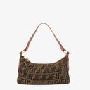 Fendi Tobacco Zucca Canvas Chef Hobo Bag