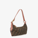 Fendi Tobacco Zucca Canvas Chef Hobo Bag