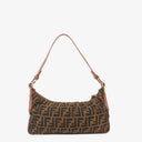 Fendi Tobacco Zucca Canvas Chef Hobo Bag
