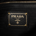 Prada Vitello Daino Black Leather Bag
