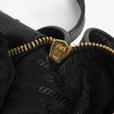 Prada Vitello Daino Black Leather Bag