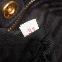 Prada Vitello Daino Black Leather Bag