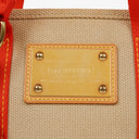 Louis Vuitton Antiguas Cabas PM Beige/Red Toile Canvas Bag