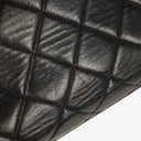 Chanel Black Quilted Leather CC Front Pocket Tote Bag