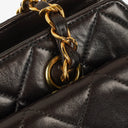 Chanel Black Quilted Leather CC Front Pocket Tote Bag