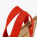 Louis Vuitton Antiguas Cabas PM Beige/Red Toile Canvas Bag