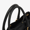 Prada Vitello Daino Black Leather Bag