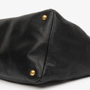 Prada Vitello Daino Black Leather Bag