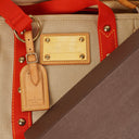 Louis Vuitton Antiguas Cabas PM Beige/Red Toile Canvas Bag