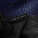 Prada Blue Leather Tote Bag