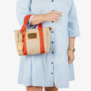 Louis Vuitton Antiguas Cabas PM Beige/Red Toile Canvas Bag