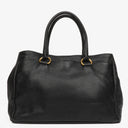 Prada Vitello Daino Black Leather Bag