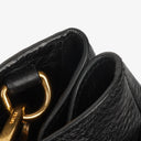 Prada Vitello Daino Black Leather Bag