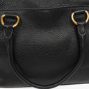 Prada Vitello Daino Black Leather Bag