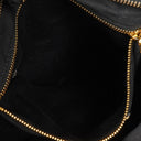 Miu Miu Matelasse Black Leather Tote Bag