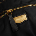 Miu Miu Matelasse Black Leather Tote Bag