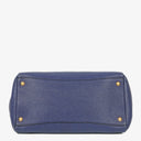 Prada Blue Leather Tote Bag