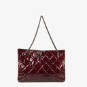 Chanel 2.55 Reissue Burgundy Patent Leather Tote Bag
