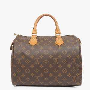 Louis Vuitton Speedy 30 Monogram Canvas Handbag