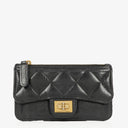 Chanel Black Quilted Leather Coin Purse