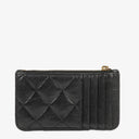 Chanel Black Quilted Leather Coin Purse