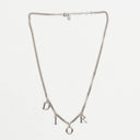 Christian Dior Dior Letters Metal Necklace
